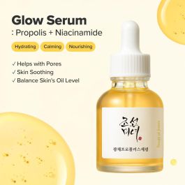Beauty Of Joseon GLOW SERUM Propóleo + Niacinamida Calmante y Reductor de Poros 30 ml