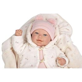 Muñeca reborn arias 45 cm elba c/manta Muñeca reborn arias 45 cm elba c/manta