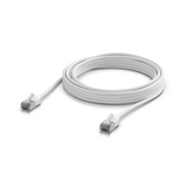 Ubiquiti Cable Ethernet Cat 6A 5m Blanco, Hasta 10 GbE, Soporte PoE++, Termoplástico (TPE)