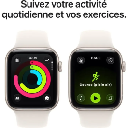 Apple Watch SE (3nd generation) Reloj Inteligente 44mm Aluminio Polarstern con Correa Deportiva M/L