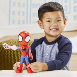 Figura mega spidey mighty con accesorio 22,5 cms Figura mega spidey mighty con accesorio 22,5 cms