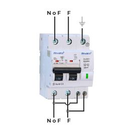 Revalco IGA 2P 25A C 10KA Protección Sobretensiones Normativa EN-50550 2 Polos 25A Blanco