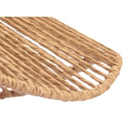 Giftdecor Lámpara de Techo 55 cm Vuelo Cuerda en Metal y Papel - Color Negro o Marrón (Set de 4)