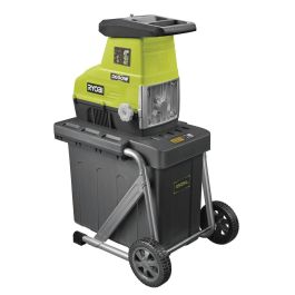 Ryobi RSH3045U Biotrituradora de Cilindro 3000W, para Ramas de hasta 45mm, Potente y Silenciosa, Tanque 55L