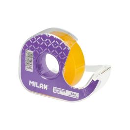 Dispensador de cinta adhesiva transparente 19mm x 33m colores surtidos milan Precio: 1.88999943. SKU: S7906403