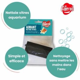 Aimé AIM3281018822113 Limpiacristales magnético para acuario 10cm