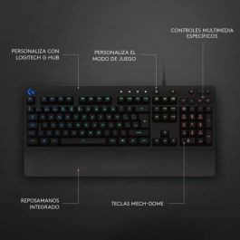 Teclado y Ratón Logitech G213 Prodigy Negro Qwerty Italiano