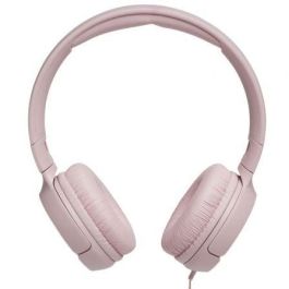JBL JBLT500PIK Auriculares On-ear Tune 500 con Micrófono Jack 3.5mm Pure Bass Plegables Manos Libres Control 1 botón Siri/Google Now Rosa