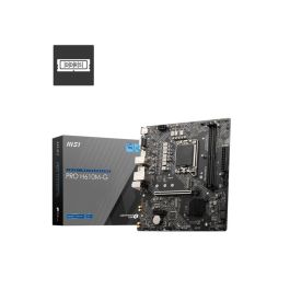 MSI Placa Base PRO H610M-G, LGA 1700, Intel H610, DDR5, 96GB, VGA+HDMI+DP, 4SATA3+1M.2, USB-C, 1GB LAN, Micro ATX - 911-7D46-075 Precio: 99.50000005. SKU: B1AL4HRHB4