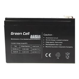 Green Cell AGM04 Batería AGM 12V 7Ah para UPS, Juguetes Eléctricos, Alarmas y Dispositivos Portátiles
