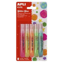 Cola Glitter Glue Apli Lapiz Neon 5X13Ml Precio: 3.50000002. SKU: B15S43MNGA
