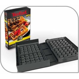 Tefal SW854D16 Sandwichera y gofrera, Plancha de 700W, Acero Inoxidable y Negro