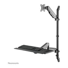 Neomounts WL90-325BL1 Soporte de Pared Móvil para Monitor 17-32", 9 kg, Resorte de Gas, Rotación 360°, Inclinación, Negro - Soporte de Trabajo de Pie/Sentado