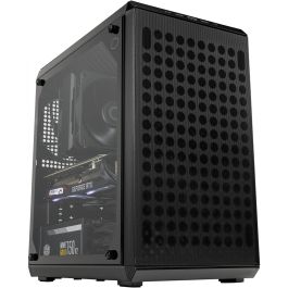 CoolerMaster MasterBox Q300L V2 Mini Torre PC Negro, Cristal Templado, micro ATX/Mini-ITX, USB 3.2 Gen 2 Tipo-C