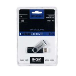 Intenso Lápiz USB 2.0 Basic line 8GB (3503460) - Negro/plata Precio: 6.50000021. SKU: S0200484
