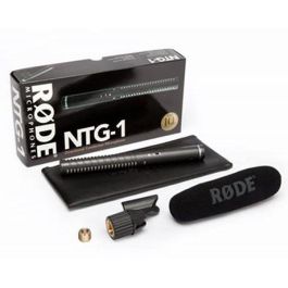 RODE NTG-1 Micrófono de Cañón Supercardioide Condensador Broadcast Bajo Ruido Construcción Metálica Filtro Pasa Alto Robusto Precio: 222.68999962. SKU: S7819613