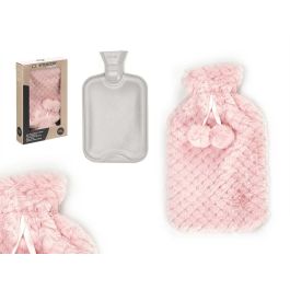 Bolsa Agua 1.8L Funda Pelo Rosa Giftdecor 22X35CM (12 Unidades)