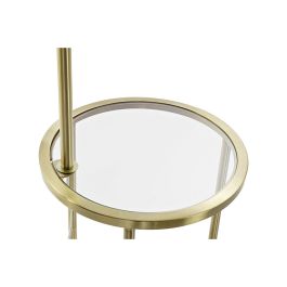 Lámpara de Pie DKD Home Decor 43,5 x 40 x 154 cm Dorado Metal Blanco 220 V 50 W Lámpara de Pie DKD Home Decor 43,5 x 40 x 154 cm Dorado Metal Blanco 220 V 50 W