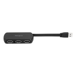 Targus Hub USB 2.0, Concentrador de 4 Puertos Negro
