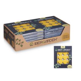 Velas Tea Light Citronela Ibergarden - Set de 20, 15x19x1.5 cm, Amarillo (48 Unidades) Velas Tea Light Citronela Ibergarden - Set de 20, 15x19x1.5 cm, Amarillo (48 Unidades)