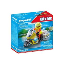 Moto de emergencias con luz intermitente playmobil city life Precio: 19.49999942. SKU: S2429782