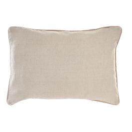 DKD Home Decor Funda Cojin Tradicional Beige Algodon Poliester 1 x 40 x 60 cm