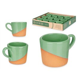 Taza Cafe Barro 80Ml Asa Verde La Dehesa 8X5CM (24 Unidades)