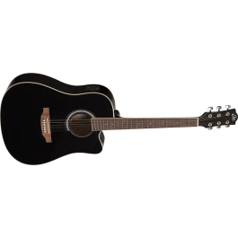 Eko Guitarra Acústica Dreadnought Ranger 6 A/E Cutaway Negra Electroacústica