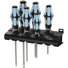 Wera 05032061001 Juego de Destornilladores Aislados de Acero Inoxidable, 6 Piezas Planas y Pozidriv con Rack, Mango Ergonómico Precio: 68.4999997. SKU: B1226AWWFH