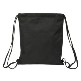 Bolsa Mochila con Cuerdas Kappa Dark Negro 35 x 40 x 1 cm