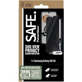 PanzerGlass SAFE. Protector de Pantalla de Privacidad para Samsung Galaxy A26 5G | Anti-huellas, Resistente a golpes y rayones, Fácil aplicación
