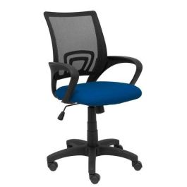 Silla Piqueras Y Crespo Vianos Brazos Fijos Mecanismo Basculante Con Regulador De Presion Elevacion Del Asiento En Altura Ruedas Nylon Respaldo Malla Transpirable Negra Y Tapizado Bali Azul Marino Precio: 131.50000006. SKU: S5703888