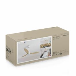 Ventilador de Techo con Luz LED y 3 Aspas ABS Wuled InnovaGoods Madera 36 W 52" Ø132 cm Ventilador de Techo con Luz LED y 3 Aspas ABS Wuled InnovaGoods Madera 36 W 52" Ø132 cm