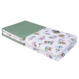 Tineo Alfombra de Actividades Maxi Evolutiva 5 en 1 Malin Jungle Buddies - Funda Desenfundable - 180x200 cm