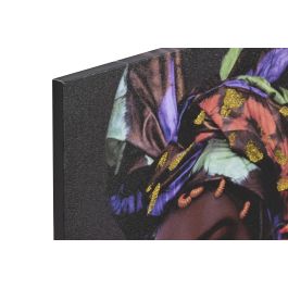 DKD Home Decor Cuadro Colonial Multicolor 2 x 70 x 50 cm (2 Unidades) Lienzo y MDF Estilo Africano