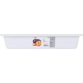 Cubeta Blanca 37x23x7 cm / 3.6L Bob - Dem (24 Unidades) Cubeta Blanca 37x23x7 cm / 3.6L Bob - Dem (24 Unidades)