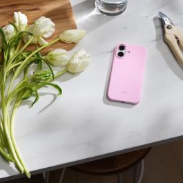 Apple MGK44LL/A Funda para iPhone 17 con MagSafe y Control de Cámara, Protección Caídas y Rayones, Anti-huellas, Rosa