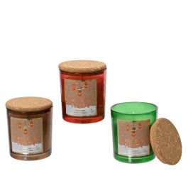 Basics Vela de cera en vaso de cristal con tapa de corcho, 3 modelos, duración 3h Precio: 4.49999968. SKU: B14S8Z5698