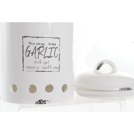 DKD Home Decor Bote Blanco 17.7 x 26 x 17.7 cm Dolomita