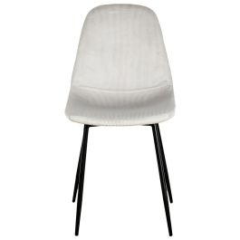 Silla Terciopelo Gris Claro Gi Home Deco Factory