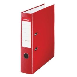 Esselte Archivador de palanca cartón forrado PVC, Folio, Lomo 75mm, 2 anillas con rado, Rojo Precio: 3.50000002. SKU: B15FXCXMP2