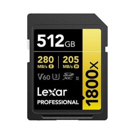 Lexar Professional 1800X 512 GB Sdxc Uhs-Ii Class 10 Lexar Professional 1800X 512 GB Sdxc Uhs-Ii Class 10 Precio: 311.50000057. SKU: B14ZZDEWGL