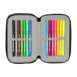 Safta Plumier triple Spider-Man "Attack" 37 piezas 12,5x19,5x5,5cm