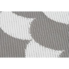 DKD Home Decor Alfombra de Poliéster con diseño de Ondas, Gris y Blanco, 210x150 cm (1 cm grosor), Pack de 2 DKD Home Decor Alfombra de Poliéster con diseño de Ondas, Gris y Blanco, 210x150 cm (1 cm grosor), Pack de 2