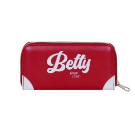 Billetero Essential Varsity Betty Boop Burdeos Billetero Essential Varsity Betty Boop Burdeos