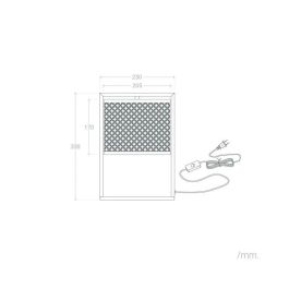 Lámpara de Mesa "Kamianske" [SKD-T1022]