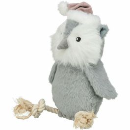 Peluche para perros Trixie Gris Poliéster Algodón Búho 31 cm