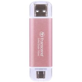 Transcend ESD310P SSD Externo 1TB USB 3.2 Gen 2 (10Gbps) Tipo C/A Rosa con Cifrado de Hardware y Protección por Contraseña Precio: 194.3865. SKU: B1ECEN6K6W