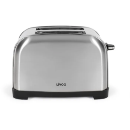 Livoo Tostadora DOD196 de 2 rebanadas, 850 W, acero inoxidable, termostato con 7 niveles regulables Precio: 48.50000045. SKU: B12WQVVPEZ