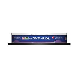 Verbatim Dvd+R Doble Capa, 8.5 grb, 8X, 10 Pack Spindle, Superficie Matt Silver Verbatim Dvd+R Doble Capa, 8.5 grb, 8X, 10 Pack Spindle, Superficie Matt Silver
